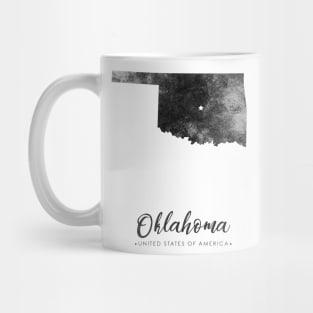 Oklahoma state map Mug